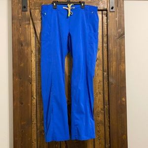 Royal Blue Medelita Delta Scrub Pants. Worn once.
